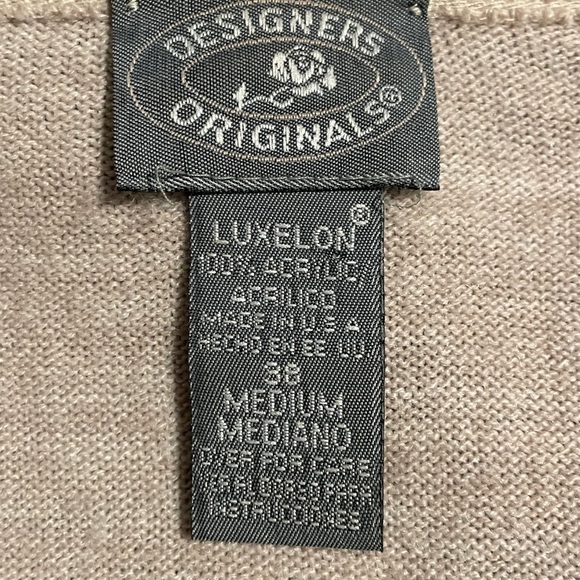 Designers Originals Beige Cardigan Sweater - Picture 3 of 3